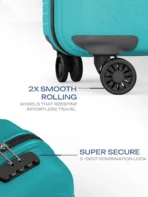 SAFARI Hard  body set of 4 wheels-eclipsemeo set  4w-teal, silver - Image 2