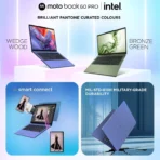 MOTOROLA Motobook 60 Pro Full Metal OLED AI PC Intel Core Ultra 5 225H -(16 GB/1TB SSD/Windows 11 Home) Motobook 141AH101 Thin and  Light Laptop (AA1104/81) - Image 3