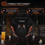 Raptor 30ms Low Latency ,Rapid Pairing , 4 Mic ENC , Spaceship Design ,50H Battery Bluetooth Headset (AA1104/124) - Image 3