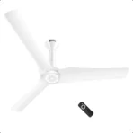 ATOMBERG aris smart  voice control,voice control,best air flow,silent,designer with 3 year warrenty bldc moter with remote 1200 ceiling fan (5 star marble white pack of 1 - Image 2