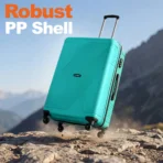 HARD BODY SET OF 3 LUUGGAGE 4 WHEELS -ICON- TEAL[AA1098/60] - Image 2