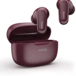 Buds Play with BT v6.0, 13mm Driver, 40Hrs Playtime, IPX4 Water Resistance Bluetooth Headset (Mauve Wine, True Wireless)[AA1100/61]