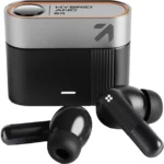 Earl 50dB 6 Mics Hybrid ANC ,Dual Drivers App Support ,Dual Pairing,50 H Battery BlueTooth Headset (obsidian Black )(AA1104/94)