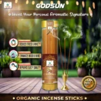 Chandan, Mogra, Rose, Pineapple Agarbatti Jar(4x100) 400gm. 0% Charcoal Incense Dhoop (pack of 400) [AA1100/8] - Image 2