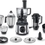 Endura Pro 1000 W Juicer Grinder (Pro with Ball Bearing Functional Food processing watts /6Jar /Black) (AA1104/98)