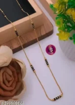 Golden fency mangalsutra chain - Image 5