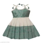 PW PLATYPUS world girls traditional pattu frock dress for kids(size - 6 to 12 months)