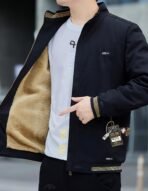 Men Colorblock Casual Jacket - Image 4