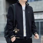 Men Colorblock Casual Jacket - Image 2