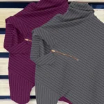 Pack of 2 Men Solid Polo Neck Polycotton Purple, Grey T-Shirt [AA1102/129]