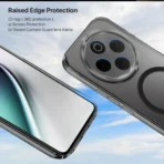 Back Cover for vivo T4 5G (Black, Shock Proof, Pack of: 1) [AA1100/43]