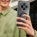 Back Cover for vivo T4 5G (Black, Shock Proof, Pack of: 1) [AA1100/43] - Image 3