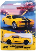 Arizuul 1:64 Mini D0odge Chaallenger SRT Demon Toy Car Dodge Challenger Hellcat Toy Car (Black, Red, Blue, Yellow, Green, Pack of: 1)[AA1098]