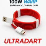 ULTRADART USB Type C Cable 1 m original 100W PD High-Power Type-C Cable | Supports 80W/65W, SUPERVOOC, VOOC, WARP | Android Auto + CarPlay | Universal Device Support – Red (Compatible with oppo, realme, narzo, oneplus, vivo, iqoo, samsung, motorola, mi, redmi, poco, Red, One Cable)[AA1100/192]