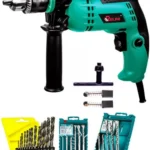 Mamodiaz Relfa RF-ED-13RE DRILL MACHINE HEAVY DUTY Mansory Bit & 13pc hss drill Bit Hammer Drill Hammer Drill (13 mm Chuck Size, 650 W[AA1098]