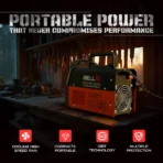 iBELL Visit store IBL M200-77SC ARC Welding Machine 200A with Hot Start,IGBT,Arc Force,Anti-Stick, Inverter Welding Machine[AA1098] - Image 3