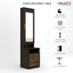 NEUDOT Visit store PARIS Engineered Wood Dressing Table (Finish Color - , WENGE, Knock Down)[aa1098] - Image 3