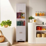 AK 10 ZONE 5 COMPARTMENTS OF PLASTIC CHEST OF DRAWERS (WHITE)[AA1098]