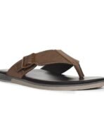 Bata JEFF THONG Dark Brown Thong Slipper for Men[aa1098] - Image 2