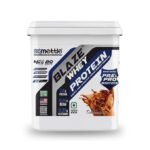 Getmymettle Blaze Whey Protein 4Kg Cold Coffee | 24g Protein, 10.66g BCAA, 8.09g Glutamine - 100% Natural Whey for Lean Muscle Growth & Recovery