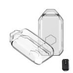 Keyzone Clear TPU Key Cover Compatible for Victoris, Jimny, Baleno, Grand Vitara, Xl6, Ignis, Swift, Ertiga, New Brezza 2022, Dzire, Fronx 2 Button Smart Key (Clear TPU)[aa1098]