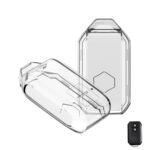 Keyzone Clear TPU Key Cover Compatible for Victoris, Jimny, Baleno, Grand Vitara, Xl6, Ignis, Swift, Ertiga, New Brezza 2022, Dzire, Fronx 2 Button Smart Key (Clear TPU)[aa1098]