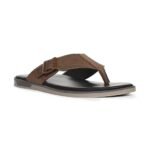 Bata JEFF THONG Dark Brown Thong Slipper for Men[aa1098]