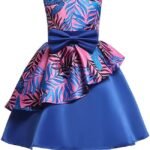 Niren Enterprise Multipatteren Baby Girl's Knee Length Frocks with Digital Prints [AA1096/192]