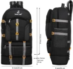 Travel for outdoor sport hikilng bag waterproof backpack (Grey 75L) [AA1096/175] - Image 3