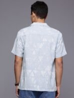 Relaxed Fit Printed Drop-Shoulder Sleeves Pure Cotton Casual Shirt[AA1100/141] - Image 4