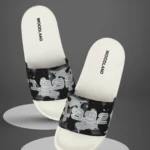 WOODLAND Men Slides (Black , 9)[AA1098]