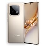 iQOO Neo 10 (Titanium Chrome, 8GB RAM, 256GB Storage) | Snapdragon 8s Gen 4 Processor & SuperComputing Chip Q1 | 7000 mAh Battery | Segment’s Highest 144 FPS Gaming Smartphone [AA1096/173]