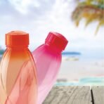 CELLO Texas PET Bottle | Leak proof and Break proof | Perfect for School, College, Work, and Outdoor adventures Water Bottle | 1 Litre, Set of 6 | Orange[AA1100/154] - Image 2