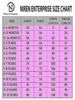 Niren Enterprise Multipatteren Baby Girl's Knee Length Frocks with Digital Prints [AA1096/192] - Image 3