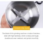 RONXS Mini Mixer Grinder Small Size - Grinder Machine for Home, Mini Grinder for Spices, Masala, Chutney - Electric Portable Nima Mixer with Stainless Steel Blades (Nima Grinder, Medium)[AA1097/120] - Image 2