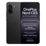 OnePlus Nord CE5 | MediaTek Dimensity | Massive 7100mAh Battery | Powered by OnePlus AI | 256GB 8GB | Black Infinity[AA1098]