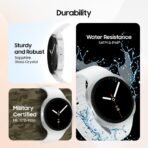 Samsung Galaxy Watch8 (44mm, LTE, Silver) with 3nm Processor | Dual GPS | Sapphire Glass & Armor Aluminum | 5ATM & IP68 | BP, ECG, IHRN & Vascular Load Monitoring | Anti-oxidant Index[AA1098] - Image 3