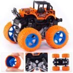 Storio Pack of 4 4x4 Friction Powered Mini Monster Trucks for Boys 3-7 Years | Durable Alloy & Non-Toxic Plastic Car Toys | Educational Toy Vehicles with Non-Slip Tires | Gift for Kids [AA1102/309] - Image 2