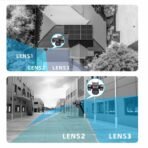 15MP 3 Lens 4G Solar Powered Security Camera | Dual Solar Panel | 128GB Storage | Outdoor Waterproof CCTV | Night Vision, Motion Detection & Two-Way Audio | 4G SIM Based Wireless Camera[AA1098] - Image 3