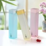 Frosty Square Fridge Water Bottles Set of 6 | 1 Litre BPA Free Plastic Fridge Bottles | Slim Refrigerator Water Bottle Set for Home & Office[AA1100/152] - Image 3