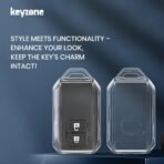 Keyzone Clear TPU Key Cover Compatible for Victoris, Jimny, Baleno, Grand Vitara, Xl6, Ignis, Swift, Ertiga, New Brezza 2022, Dzire, Fronx 2 Button Smart Key (Clear TPU)[aa1098] - Image 3