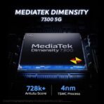 iQOO Z10x 5G (Ultramarine, 6GB RAM, 128GB Storage) | 6500 mAh Large Capacity Battery | Dimensity 7300 Processor | Military-Grade Durability(AA1103/199) - Image 5