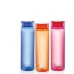 CELLO H2O Water Bottles Set of 3 Pcs For Daily Use, 1000ml Each Multicolor | Stylish & Unbreakable BPA-Free Leakproof Freezer & Fridge Safe Pet Water Bottle For School, Office, Kitchen & Travel[AA1100/144]