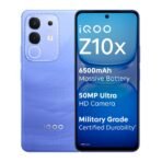 iQOO Z10x 5G (Ultramarine, 6GB RAM, 128GB Storage) | 6500 mAh Large Capacity Battery | Dimensity 7300 Processor | Military-Grade Durability(AA1103/199)