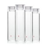 CELLO H2O Premium Edition Water Bottles Set of 4, 1000ml Each, Transparent | Food Grade, Leakproof Easy to Carry Backpack Bottle | Reusable Set of Pet Fridge Bottles for School Kids, Office & Gifting[AA1100/145]