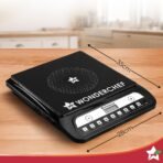 Wonderchef Power 1400W Induction Cooktop with 11 Preset Functions, Push Touch Control Button Induction Cooktop, 2 Years Warranty[aa1098] - Image 4