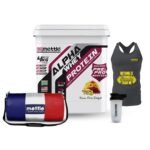 Getmymettle Alpha Whey Protein Powder, Kesar Pista Delight (4kg / 8.8lbs)| Included Gym Bag, Shaker & Sando | 35.06g Protein Per Serving | High Protein for Muscle Growth & Recovery | Fast Absorption | Gym Nutrition[aa1098]