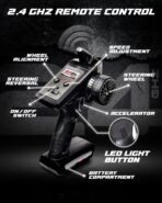 Tygatec 1:16 All Terrain Supersonic Rc Car, 45 Kph High Speed Remote Control Car with 2.4 Ghz Control, Electric Vehicle Off-Road Truck, 4X4 Wheel Drive Trucks Rechargeable Batteries,Green[AA1098] - Image 2