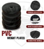 BULLAR Home Gym Set (8-30) kg Home Gym Combo with Curl Rod and Pair of Dumbbell Rods Gym Equipment for Men and Exercise Accessories for Fitness. (10 kg Home Gym Set)[aa1098] - Image 3