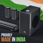 Mivi Fort Hip-Hop 6000 Home Theatre [2025 Latest Launch], 600 Watts Soundbar with cinematic sound, 5.1 Channel, Multiple EQ & Input Modes, BT v5.3, Remote Accessibility, Made in India Sound bar for TV[AA1098] - Image 2